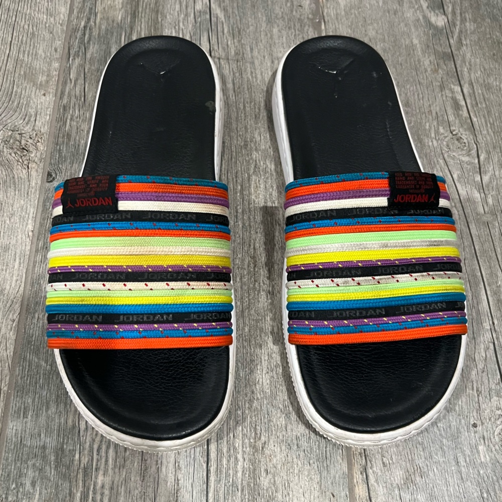 Nike Air Jordan Modero 2 VP Slides Multi color women’s size 10